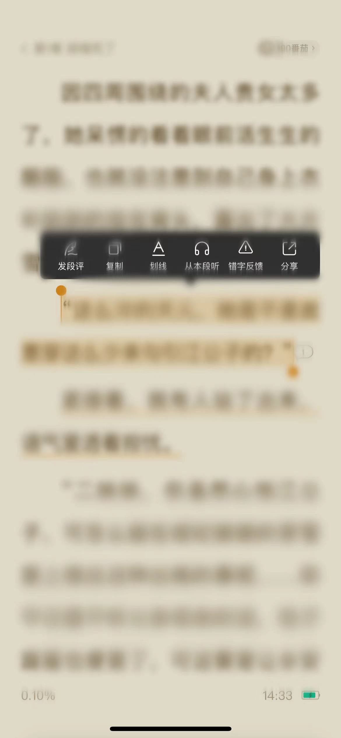 番茄小說小說頁面